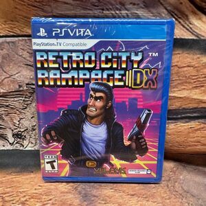 Retro City Rampage DX PS Vita Video Game Open World Action Pixel Art